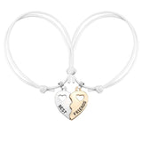 Pulseira amizade best friend branco