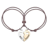 Pulseira amizade best friend castanho