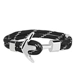 Pulseira âncora corda preta valor por defeito título