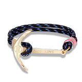 Pulseira âncora hope love preto