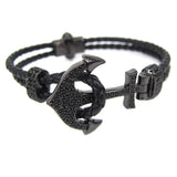 Pulseira âncora masculina