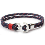 Pulseira âncora original azul