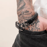 Pulseira âncora pirata