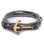 Pulseira âncora viking cinzenta cinzento