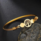 Pulseira árvore da vida aço