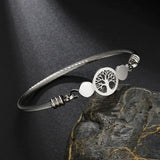 Pulseira árvore da vida aço