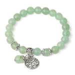 Pulseira árvore da vida aventurina verde valor por defeito título