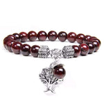 Pulseira árvore da vida com granada valor por defeito título