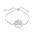 Pulseira árvore da vida cor prata valor por defeito título