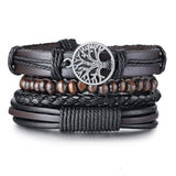 Pulseira árvore da vida em couro masculino valor por defeito título