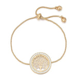 Pulseira árvore da vida metal dourado valor por defeito título