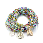 Pulseira árvore da vida multicolorida valor por defeito título
