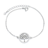 Pulseira árvore da vida prata mulher valor por defeito título