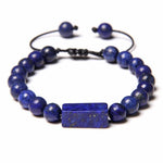 Pulseira autêntica de lápis-lazúli valor por defeito título