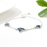 Pulseira borboleta azul valor por defeito título