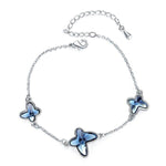 Pulseira borboleta azul valor por defeito título
