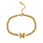 Pulseira borboleta com pérolas valor por defeito título