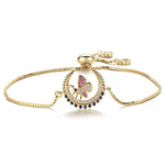 Pulseira borboleta lua