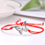 Pulseira borboleta macramê