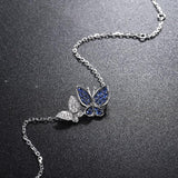 Pulseira borboleta prateada valor por defeito título