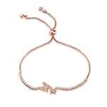 Pulseira borboleta rosa valor por defeito título