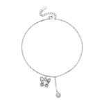 Pulseira borboleta simples cinzento