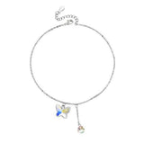 Pulseira borboleta simples multicolorido