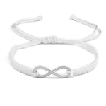 Pulseira branca infinito valor por defeito título