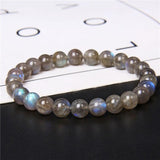 Pulseira brilhante de labradorita