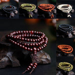Pulseira budista de madeira valor por defeito título