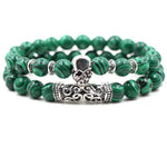Pulseira caveira malaquita valor por defeito título