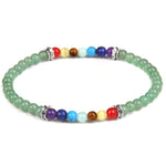 Pulseira chakra aventurina aventurina verde / 17 cm