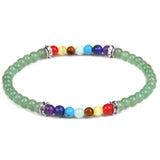 Pulseira chakra aventurina aventurina verde / 17 cm