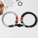 Pulseira chakras da felicidade para casais