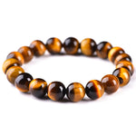 Pulseira clássica olho de tigre 10 mm