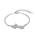 Pulseira com duas borboletas valor por defeito título