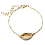 Pulseira concha dourada título por defeito