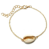 Pulseira concha dourada título por defeito