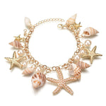 Pulseira conchas da moda título por defeito