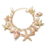 Pulseira conchas da moda título por defeito