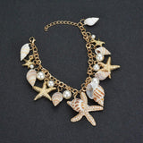 Pulseira conchas da moda título por defeito