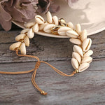Pulseira conchas elegante título por defeito