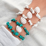 Pulseira conchas moderno título por defeito