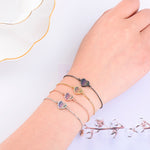 Pulseira coração aço inoxidável