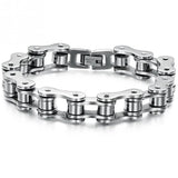 Pulseira corrente blindada aço inoxidável prata