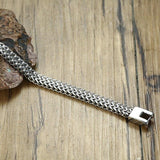 Pulseira corrente estilo armadura