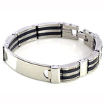 Pulseira corrente estilo retro prata