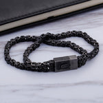 Pulseira corrente preta valor por defeito título
