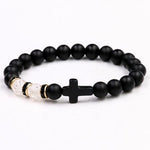 Pulseira cristã unissexo preto