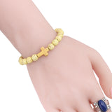 Pulseira cruz católica